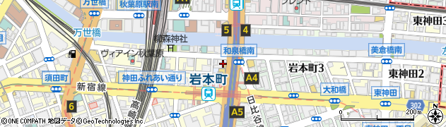 東京都千代田区神田岩本町周辺の地図