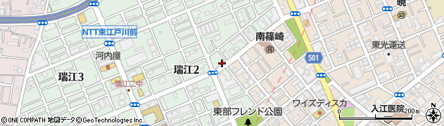 ＤｏＩｔ江戸川区瑞江２丁目ステーション周辺の地図