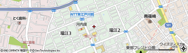 東京都江戸川区瑞江周辺の地図