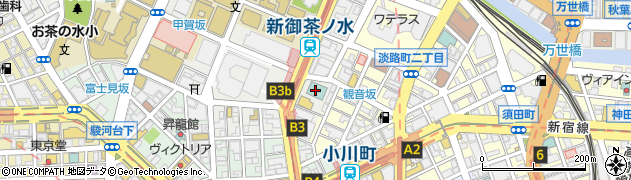ホテル龍名館お茶の水本店周辺の地図