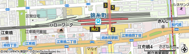 株式会社読売日本テレビ文化センター　錦糸町周辺の地図