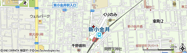 東京都小金井市東町4丁目23-4周辺の地図