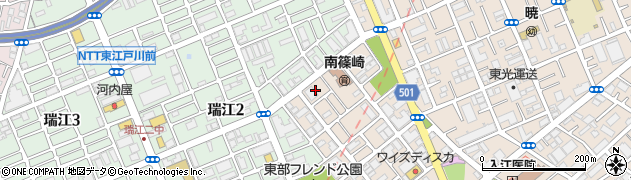 東京都江戸川区南篠崎町3丁目11周辺の地図