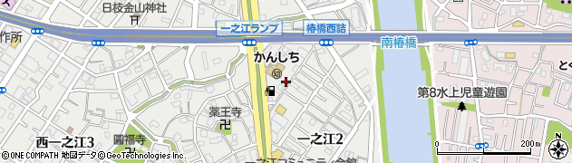 東京都江戸川区一之江2丁目11周辺の地図