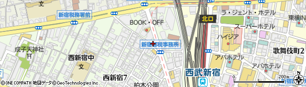 やよい軒 新宿小滝橋通り店周辺の地図