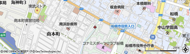 船橋交通株式会社　無線タクシー周辺の地図