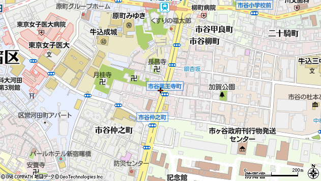 〒162-0063 東京都新宿区市谷薬王寺町の地図