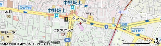 中野坂上治療院周辺の地図