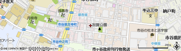 東京都新宿区市谷薬王寺町9周辺の地図