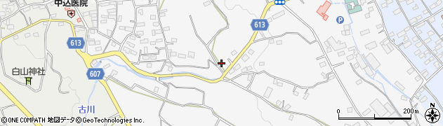 山梨県韮崎市大草町若尾581周辺の地図
