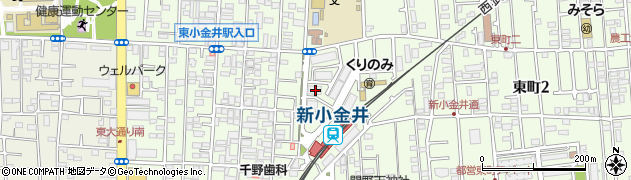 東京都小金井市東町4丁目23-3周辺の地図