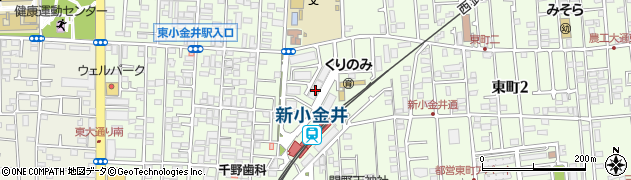 東京都小金井市東町4丁目23-5周辺の地図