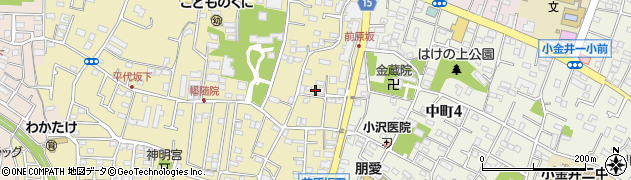 東京都小金井市前原町3丁目40-5周辺の地図