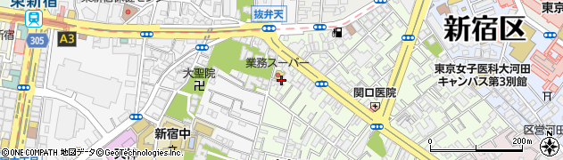 業務スーパー　東新宿店周辺の地図
