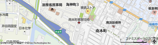 南本町県営住宅周辺の地図