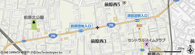 千葉県船橋市前原西周辺の地図