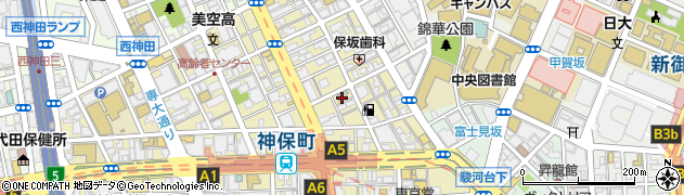 ホテルヴィラフォンテーヌ東京神保町周辺の地図