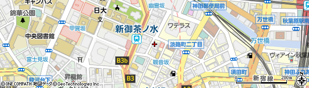 富士学院　東京校周辺の地図