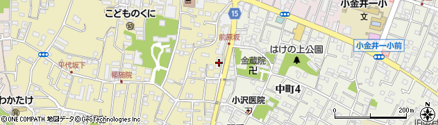 東京都小金井市前原町3丁目40-36周辺の地図