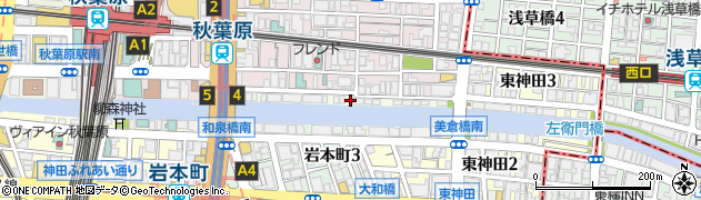東京都千代田区神田佐久間河岸72周辺の地図