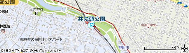 東京都三鷹市周辺の地図