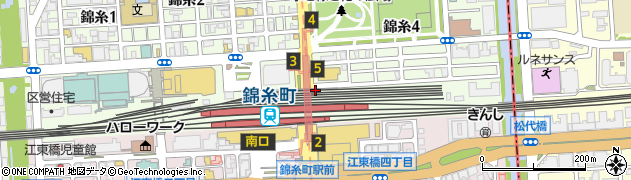 ロッテリア錦糸町店周辺の地図