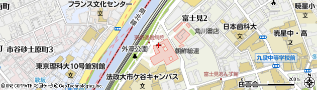 東京逓信病院周辺の地図