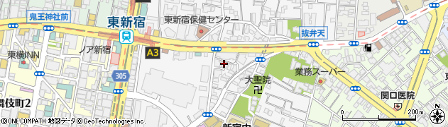 新宿美術研究所周辺の地図