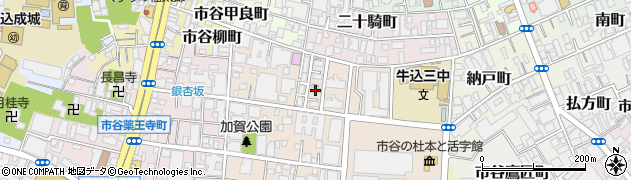 市ヶ谷加賀町アパートＦ棟周辺の地図