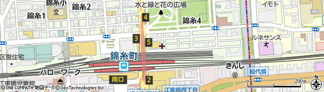 錦糸町 日本酒バル ふとっぱらや周辺の地図