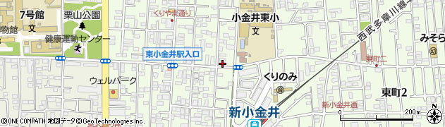 東京都小金井市東町4丁目29-4周辺の地図