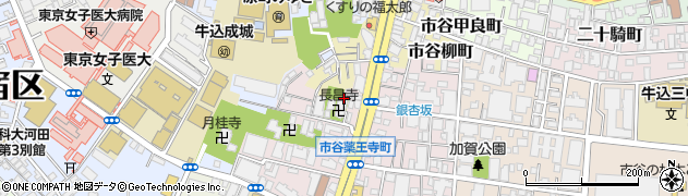 東京都新宿区市谷薬王寺町16周辺の地図