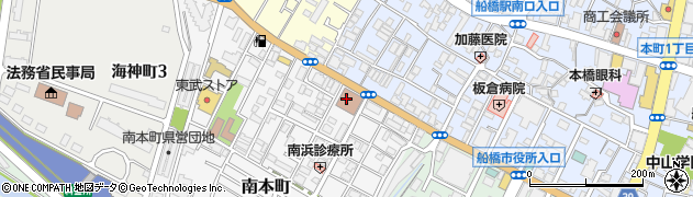 ゆうちょ銀行船橋店 ＡＴＭ周辺の地図