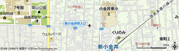 東京都小金井市東町4丁目30-2周辺の地図