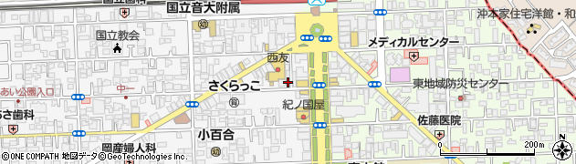 株式会社河西　国立本店周辺の地図