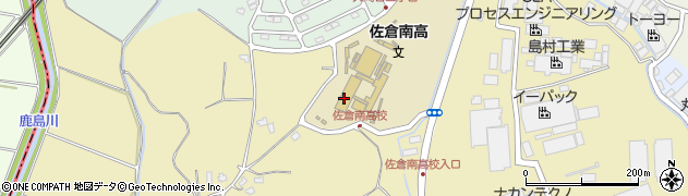 千葉県立佐倉南高等学校周辺の地図
