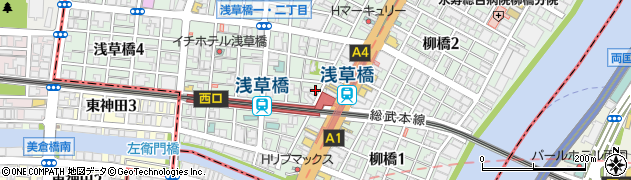 千葉家蒲焼店周辺の地図
