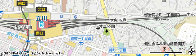 菊水ホテル周辺の地図