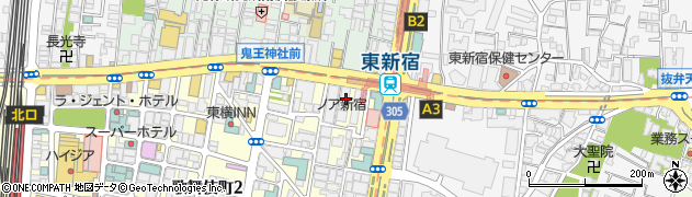 ホルモン焼幸永 本店周辺の地図