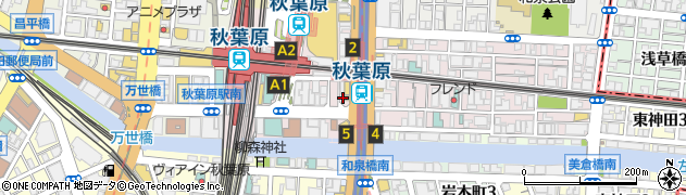 東京都千代田区神田佐久間町1丁目20周辺の地図