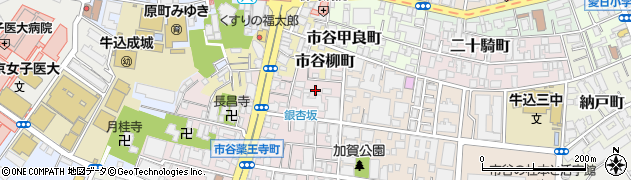 東京都新宿区市谷薬王寺町11周辺の地図