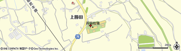 千葉県佐倉市上勝田1306周辺の地図