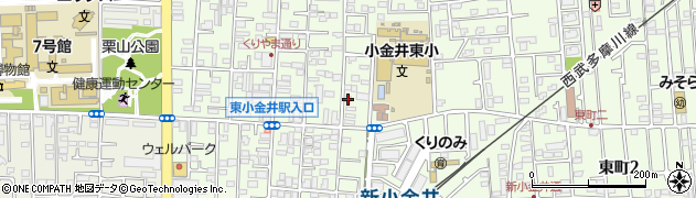 東京都小金井市東町4丁目29-7周辺の地図