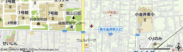 東京都小金井市東町4丁目34周辺の地図