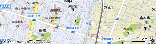 千葉県船橋市本町4丁目31周辺の地図
