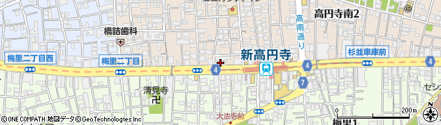 温野菜 新高円寺店周辺の地図