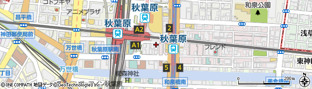 ビッグエコー BIG ECHO 秋葉原昭和通り口駅前店周辺の地図