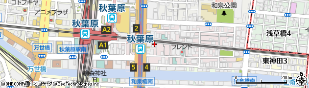 カラオケパセラ秋葉原昭和通り館周辺の地図