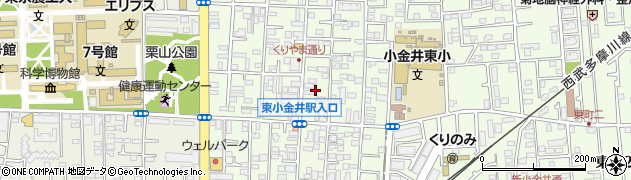 東京都小金井市東町4丁目32周辺の地図