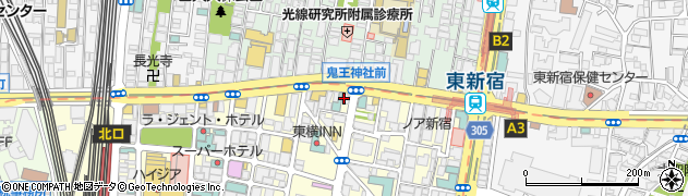 ダイコクドラッグ　歌舞伎町２丁目薬店周辺の地図